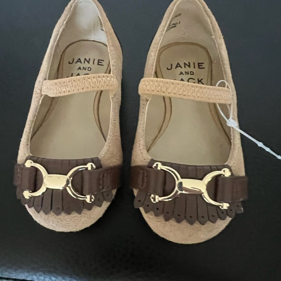 Janie and Jack Other - Janie and Jack Tan and Brown Infant Shoes